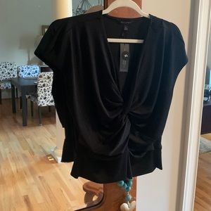 Womens NEW w/tag Banana Republic blouse, size XL, black